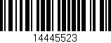 Código de barras (EAN, GTIN, SKU, ISBN): '14445523'