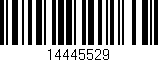 Código de barras (EAN, GTIN, SKU, ISBN): '14445529'