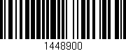 Código de barras (EAN, GTIN, SKU, ISBN): '1448900'