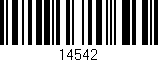 Código de barras (EAN, GTIN, SKU, ISBN): '14542'