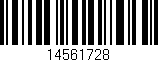 Código de barras (EAN, GTIN, SKU, ISBN): '14561728'