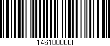 Código de barras (EAN, GTIN, SKU, ISBN): '146100000I'