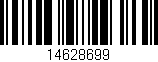 Código de barras (EAN, GTIN, SKU, ISBN): '14628699'