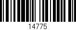 Código de barras (EAN, GTIN, SKU, ISBN): '14775'