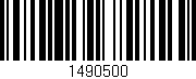 Código de barras (EAN, GTIN, SKU, ISBN): '1490500'