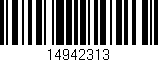 Código de barras (EAN, GTIN, SKU, ISBN): '14942313'