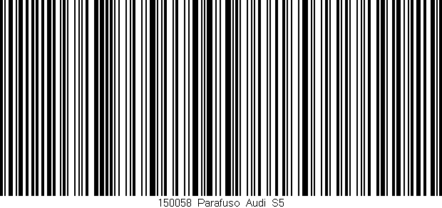 Código de barras (EAN, GTIN, SKU, ISBN): '150058_Parafuso_Audi_S5'