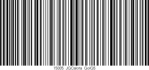 Código de barras (EAN, GTIN, SKU, ISBN): '15005_JGCalota_GolG5'