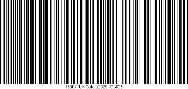 Código de barras (EAN, GTIN, SKU, ISBN): '15007_UNCalota2029_GolG5'