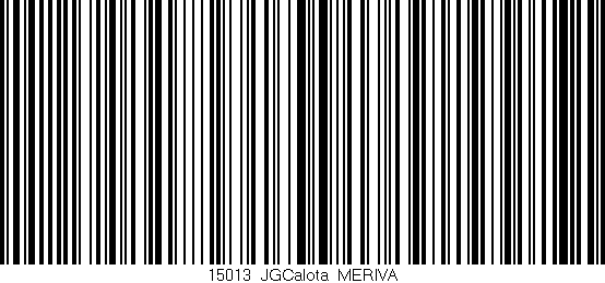 Código de barras (EAN, GTIN, SKU, ISBN): '15013_JGCalota_MERIVA'