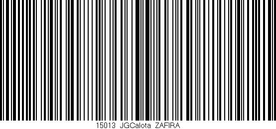 Código de barras (EAN, GTIN, SKU, ISBN): '15013_JGCalota_ZAFIRA'