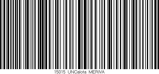 Código de barras (EAN, GTIN, SKU, ISBN): '15015_UNCalota_MERIVA'