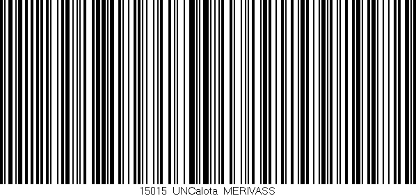 Código de barras (EAN, GTIN, SKU, ISBN): '15015_UNCalota_MERIVASS'