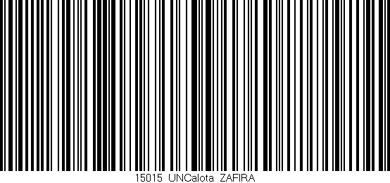 Código de barras (EAN, GTIN, SKU, ISBN): '15015_UNCalota_ZAFIRA'