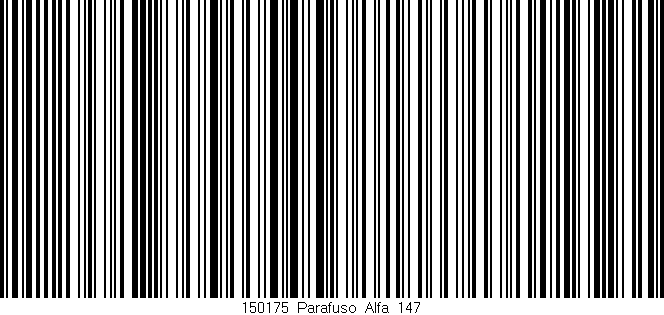 Código de barras (EAN, GTIN, SKU, ISBN): '150175_Parafuso_Alfa_147'