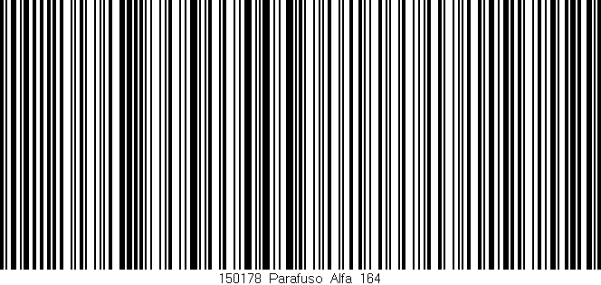 Código de barras (EAN, GTIN, SKU, ISBN): '150178_Parafuso_Alfa_164'