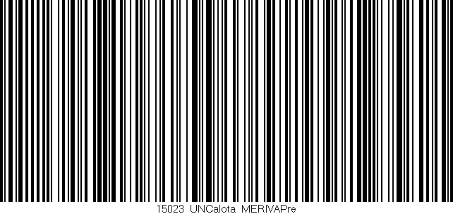 Código de barras (EAN, GTIN, SKU, ISBN): '15023_UNCalota_MERIVAPre'