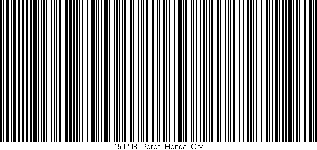 Código de barras (EAN, GTIN, SKU, ISBN): '150298_Porca_Honda_City'