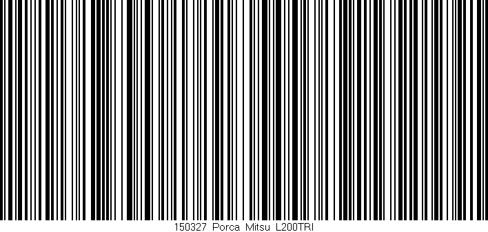 Código de barras (EAN, GTIN, SKU, ISBN): '150327_Porca_Mitsu_L200TRI'