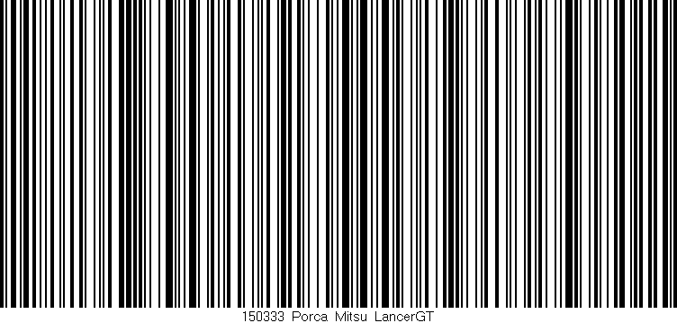 Código de barras (EAN, GTIN, SKU, ISBN): '150333_Porca_Mitsu_LancerGT'