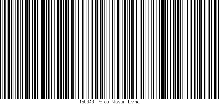 Código de barras (EAN, GTIN, SKU, ISBN): '150343_Porca_Nissan_Livina'