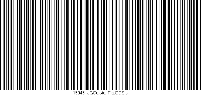 Código de barras (EAN, GTIN, SKU, ISBN): '15045_JGCalota_FiatGDSie'