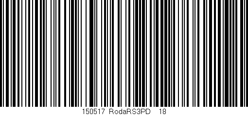 Código de barras (EAN, GTIN, SKU, ISBN): '150517_RodaRS3PD__18'