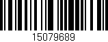 Código de barras (EAN, GTIN, SKU, ISBN): '15079689'