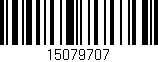 Código de barras (EAN, GTIN, SKU, ISBN): '15079707'
