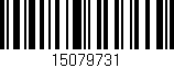 Código de barras (EAN, GTIN, SKU, ISBN): '15079731'