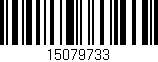 Código de barras (EAN, GTIN, SKU, ISBN): '15079733'