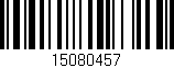 Código de barras (EAN, GTIN, SKU, ISBN): '15080457'