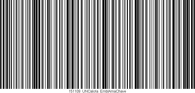 Código de barras (EAN, GTIN, SKU, ISBN): '151109_UNCalota_EmblAmaChave'