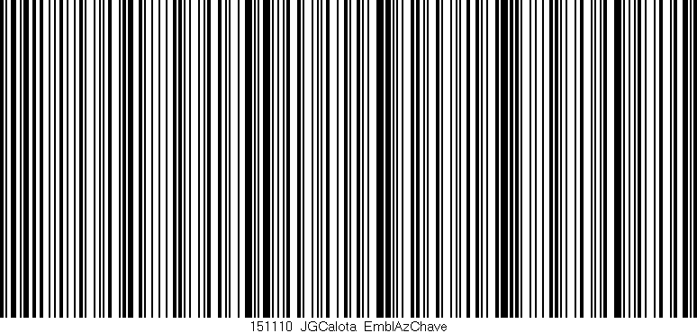 Código de barras (EAN, GTIN, SKU, ISBN): '151110_JGCalota_EmblAzChave'