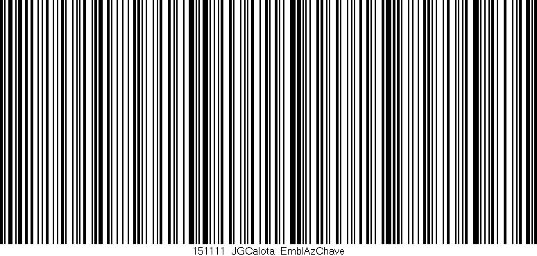 Código de barras (EAN, GTIN, SKU, ISBN): '151111_JGCalota_EmblAzChave'