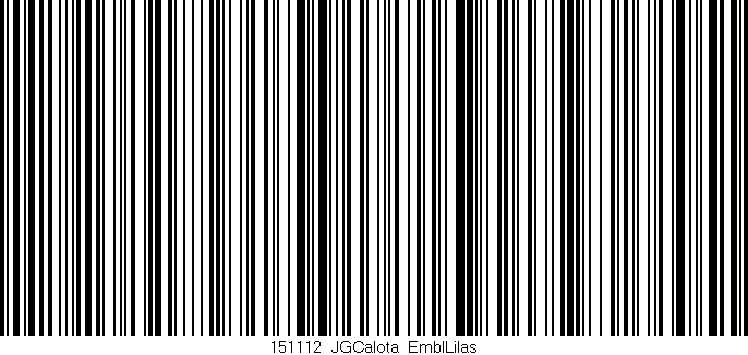 Código de barras (EAN, GTIN, SKU, ISBN): '151112_JGCalota_EmblLilas'