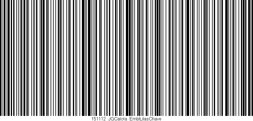 Código de barras (EAN, GTIN, SKU, ISBN): '151112_JGCalota_EmblLilasChave'
