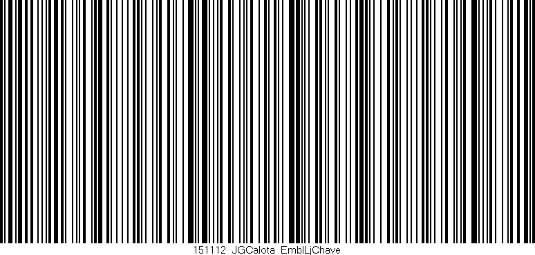 Código de barras (EAN, GTIN, SKU, ISBN): '151112_JGCalota_EmblLjChave'
