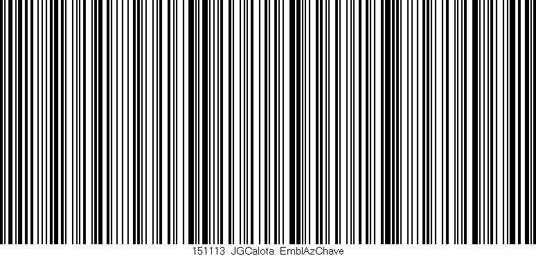 Código de barras (EAN, GTIN, SKU, ISBN): '151113_JGCalota_EmblAzChave'
