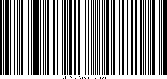 Código de barras (EAN, GTIN, SKU, ISBN): '151115_UNCalota_147FiatAz'