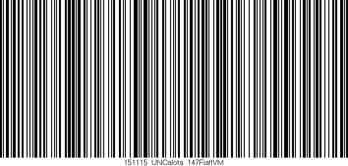 Código de barras (EAN, GTIN, SKU, ISBN): '151115_UNCalota_147FiattVM'