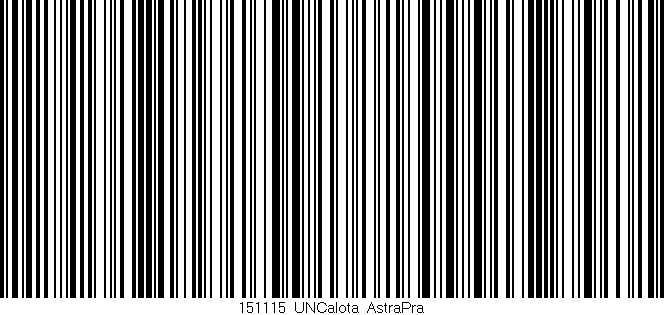 Código de barras (EAN, GTIN, SKU, ISBN): '151115_UNCalota_AstraPra'