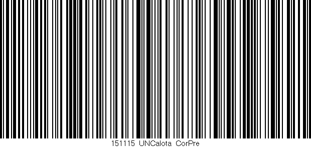 Código de barras (EAN, GTIN, SKU, ISBN): '151115_UNCalota_CorPre'