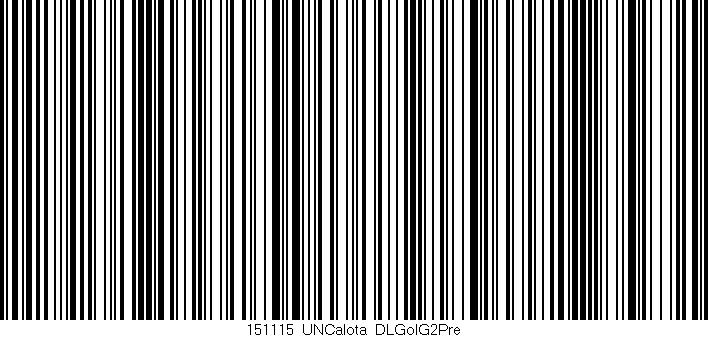 Código de barras (EAN, GTIN, SKU, ISBN): '151115_UNCalota_DLGolG2Pre'