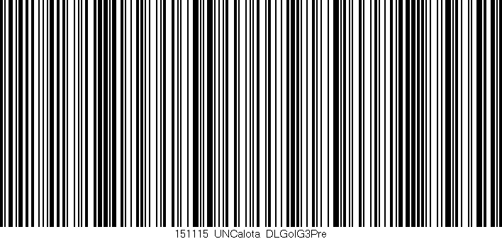 Código de barras (EAN, GTIN, SKU, ISBN): '151115_UNCalota_DLGolG3Pre'