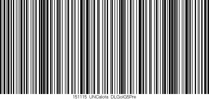 Código de barras (EAN, GTIN, SKU, ISBN): '151115_UNCalota_DLGolG5Pre'