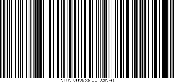 Código de barras (EAN, GTIN, SKU, ISBN): '151115_UNCalota_DLHB20SPra'