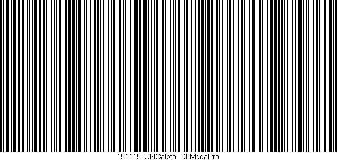 Código de barras (EAN, GTIN, SKU, ISBN): '151115_UNCalota_DLMegaPra'