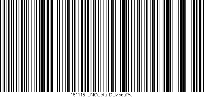 Código de barras (EAN, GTIN, SKU, ISBN): '151115_UNCalota_DLMegaPre'