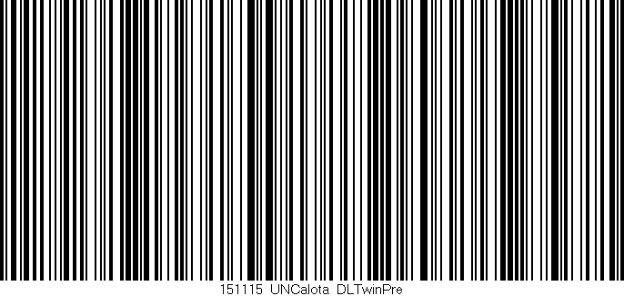 Código de barras (EAN, GTIN, SKU, ISBN): '151115_UNCalota_DLTwinPre'